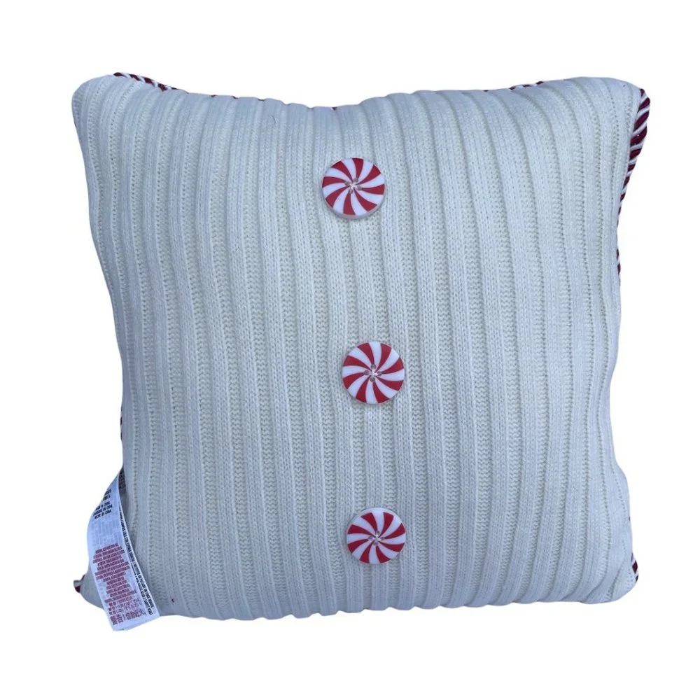 Disney Mickey and Minnie Mouse Make It Merry and Bright Holiday Throw Pillow